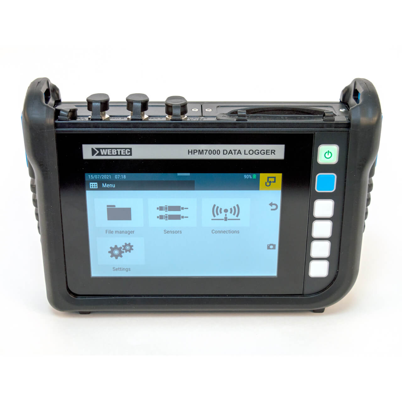 Rejestrator danych, widok od przodu