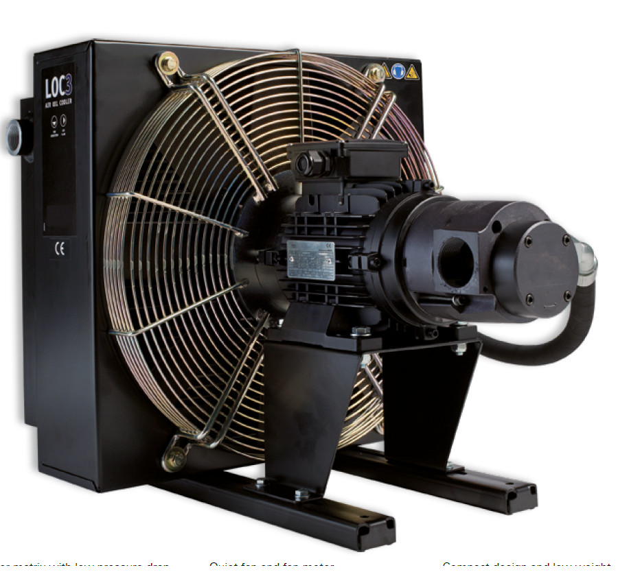 Chłodnice powietrzno-olejowe z silnikiem trójfazowym z certyfikatem ATEX - LOC