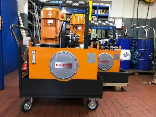 Mobilne stanowisko do prób hydraulicznych