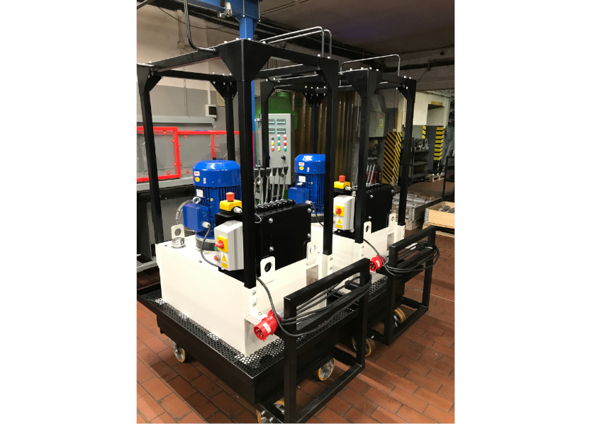 Mobilne stanowisko do prób hydraulicznych