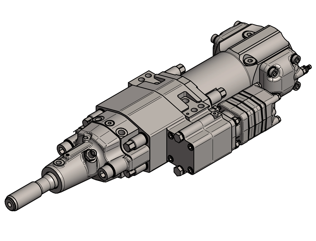 Wiertarka hydrauliczna udarowa DF540L-EXT