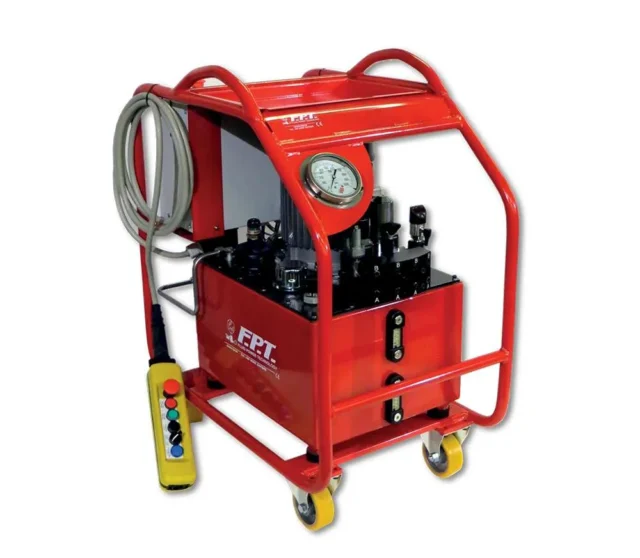 Zasilacz hydrauliczny do kluczy dynamometrycznych o dużym natężeniu przepływu serii FPH-HTW-HF