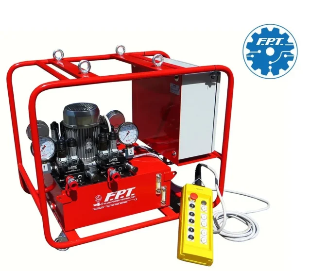 Zasilacz hydrauliczny z dzielonym przepływem do podnoszenia synchronicznego serii FPT SPLIT FLOW