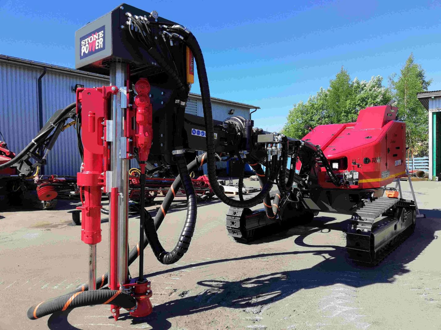 hydrauliczne łuparki do skał serii sp150