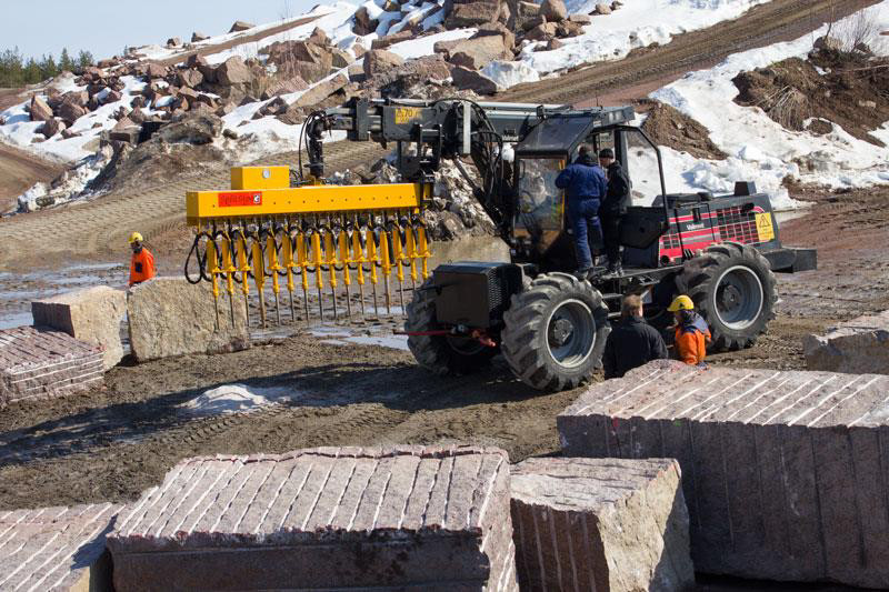 łuparka hydrauliczna do skał serii SP120