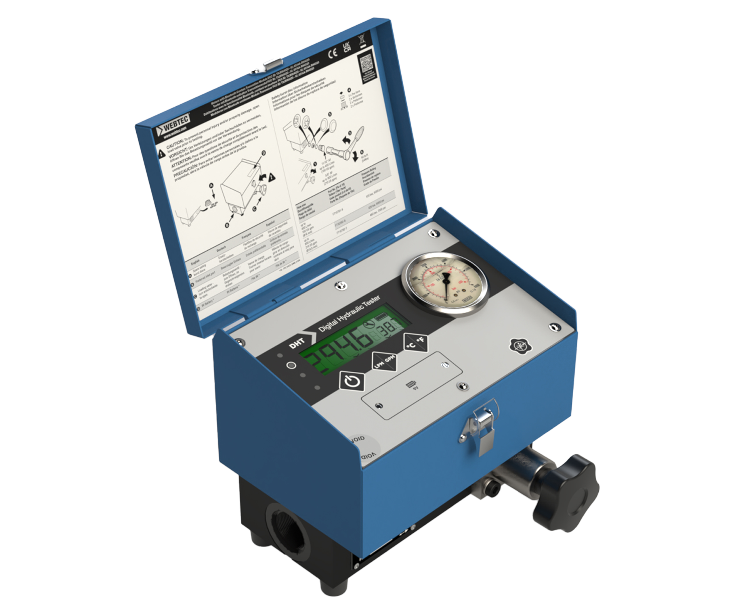 Tester hydrauliczny cyfrowy Webtec DHT